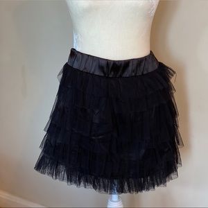 Layered black Tool skirt